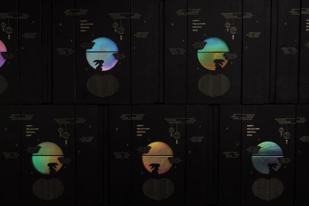 创意插画月饼礼盒长条形,创意满满的中秋节月饼包装设计