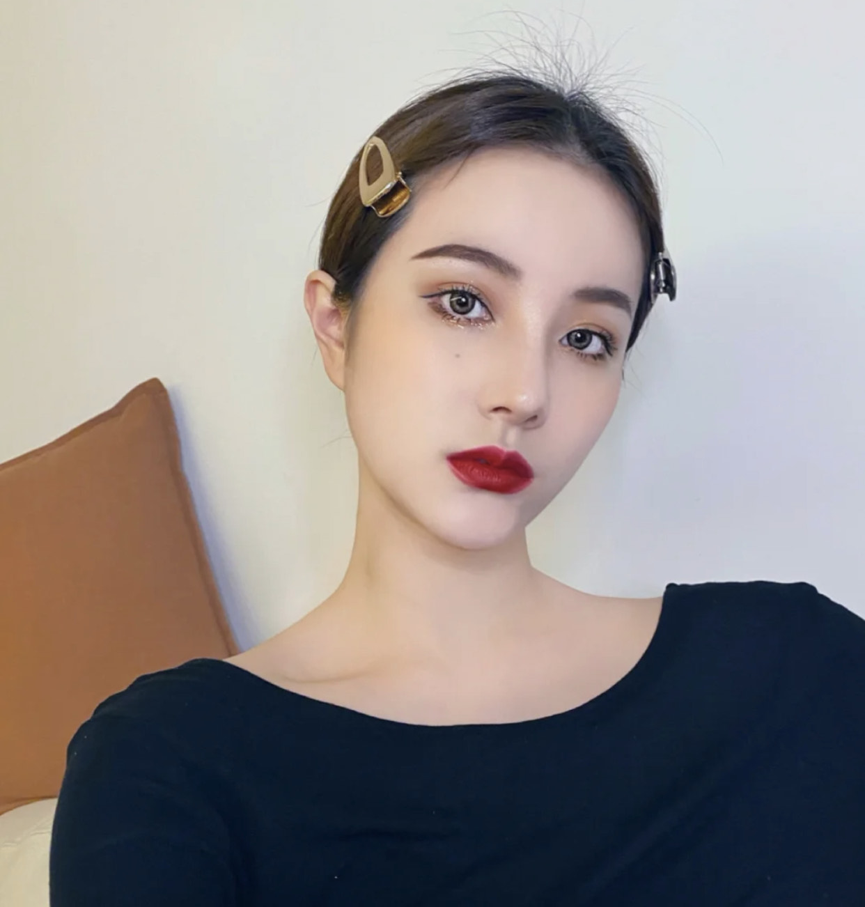 阿玛尼哑光唇釉405怎么涂好看,阿玛尼406哑光