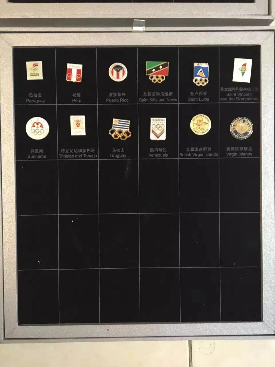 世界各国国徽亚洲徽章,全国都有的奥运徽章