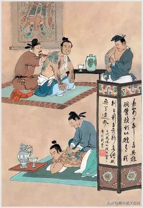 100首诗词图片,100首诗词100张风俗图太美了