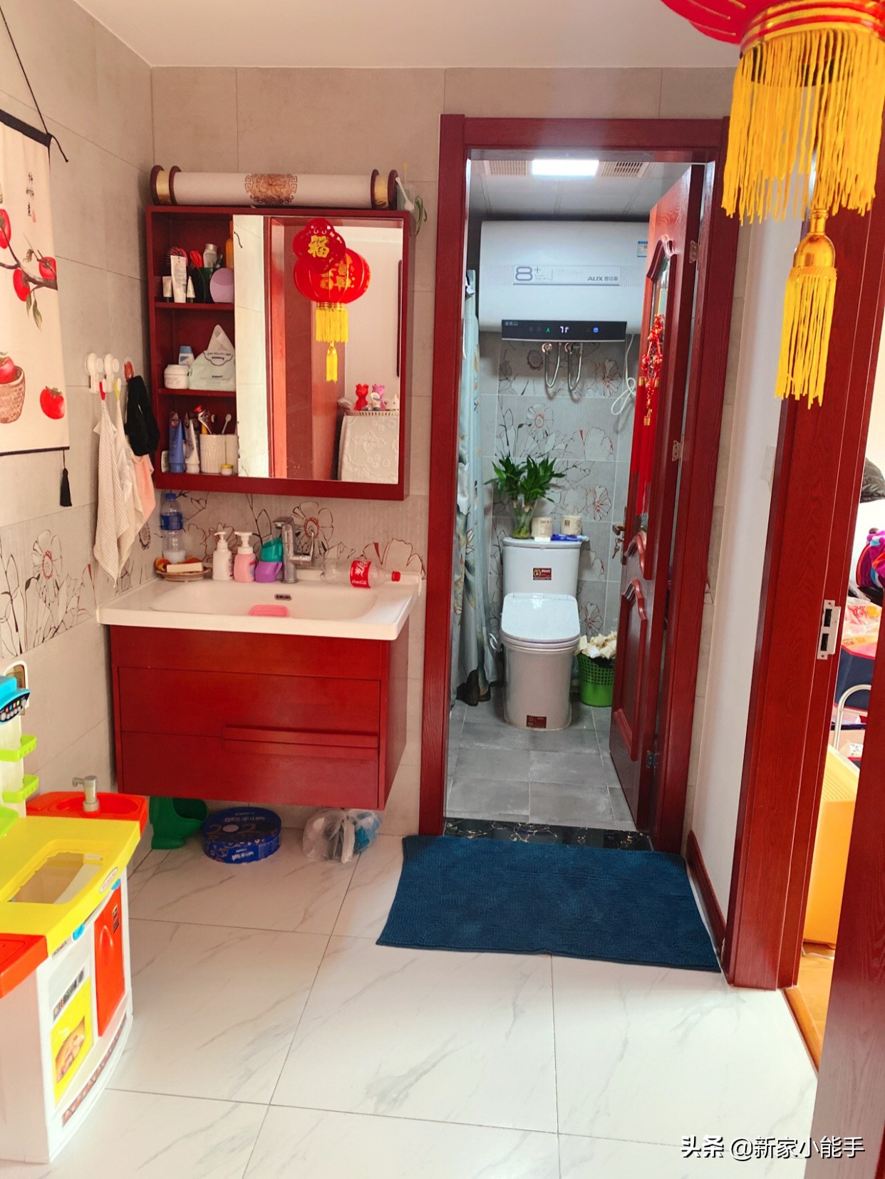 花了一年装修的新中式，效果很漂亮，一家人幸福入住特别高兴