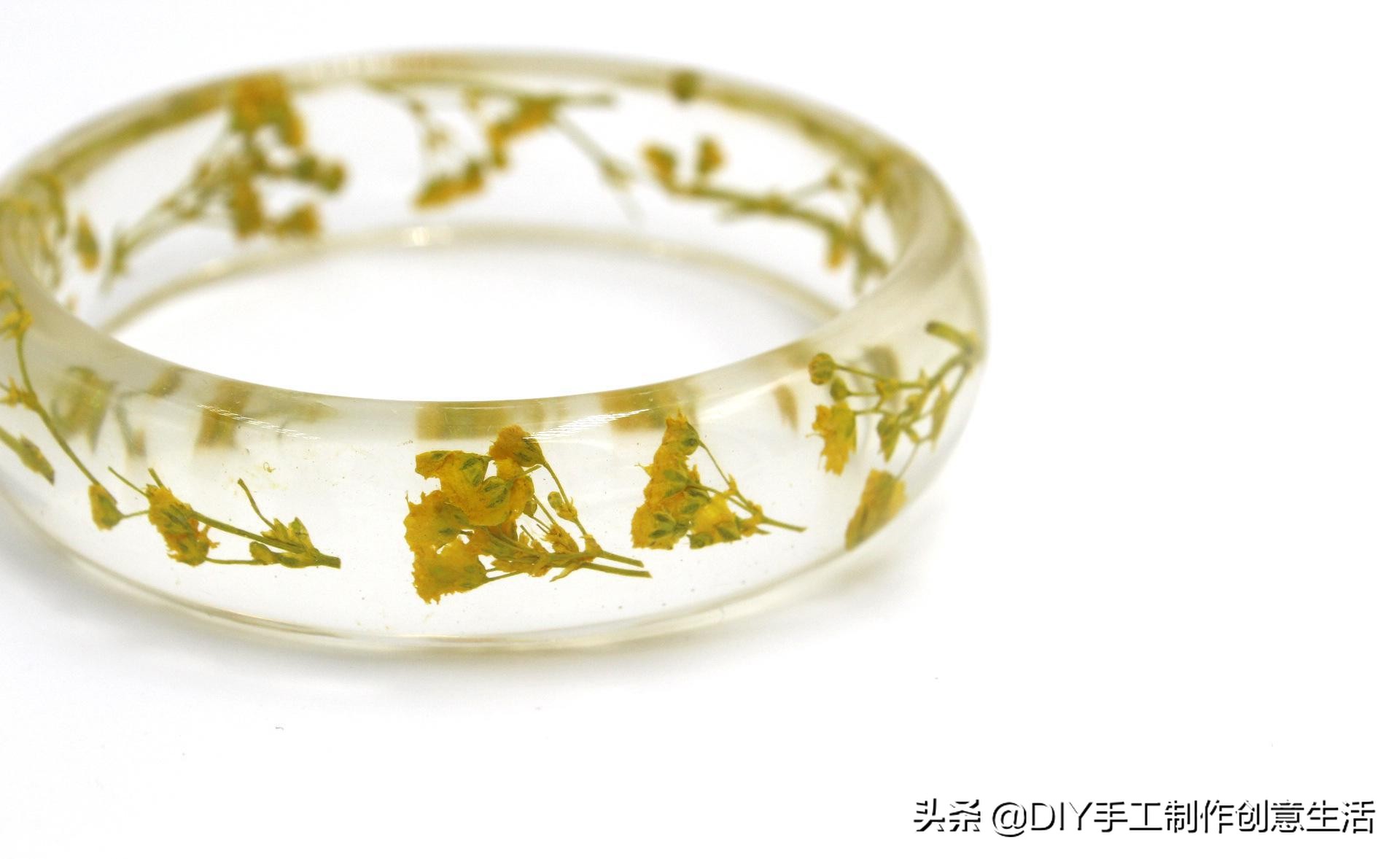 留住春天滴胶手工,怎么用真花做滴胶手工