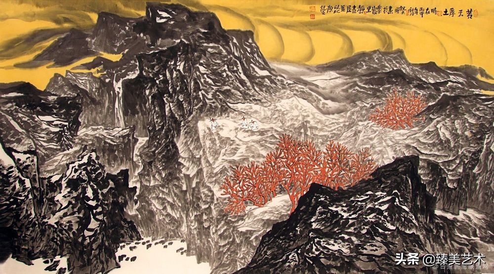 笔墨营造腾升的“心像”——祝夫刚山水画赏析