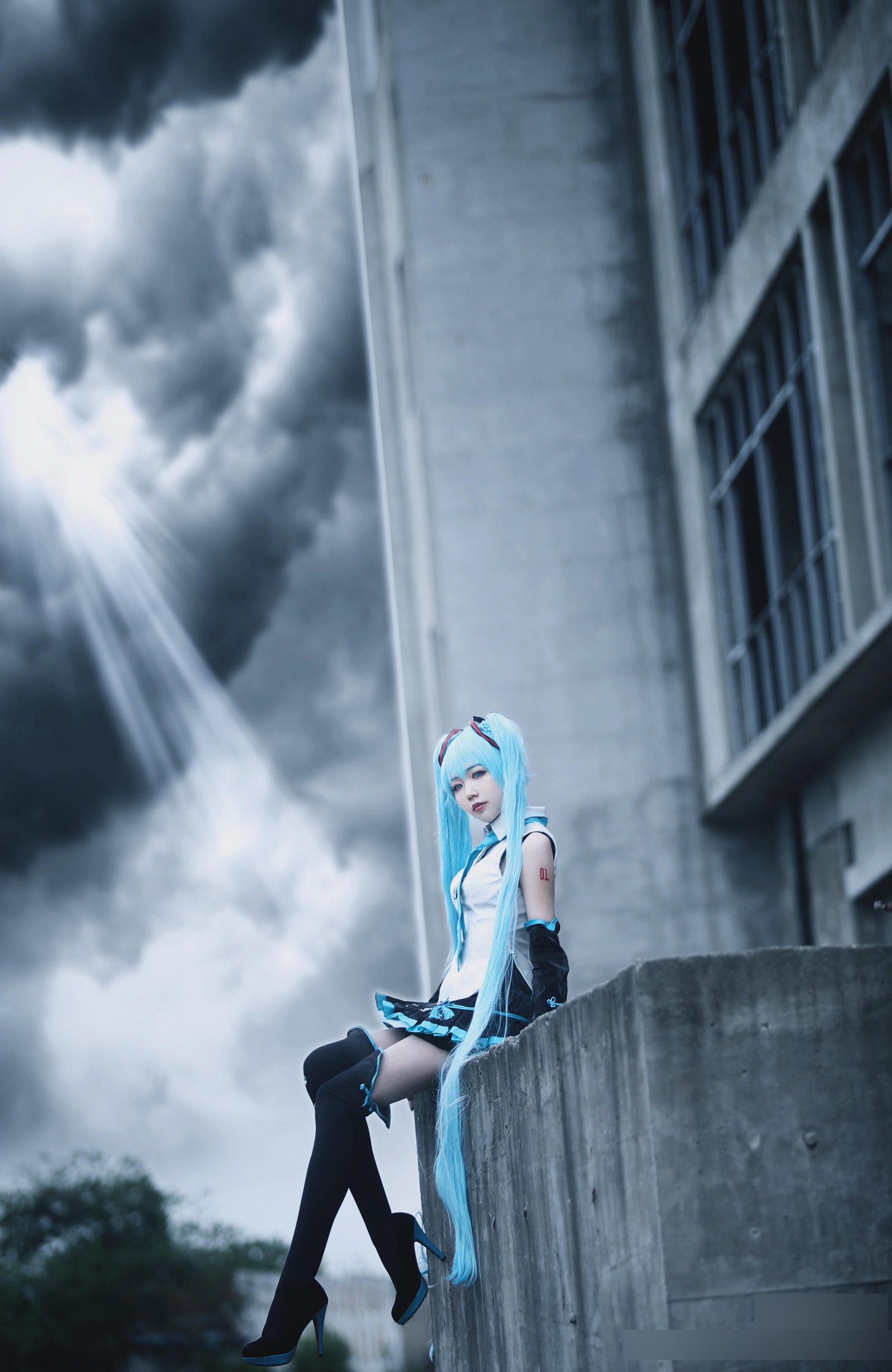 女coser初音未来,中国女孩cos初音未来在日本漫展