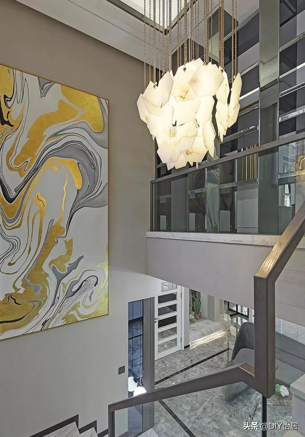 DIY怡居｜精致时尚轻奢风复式大宅，负一层的阳光房太太太美了