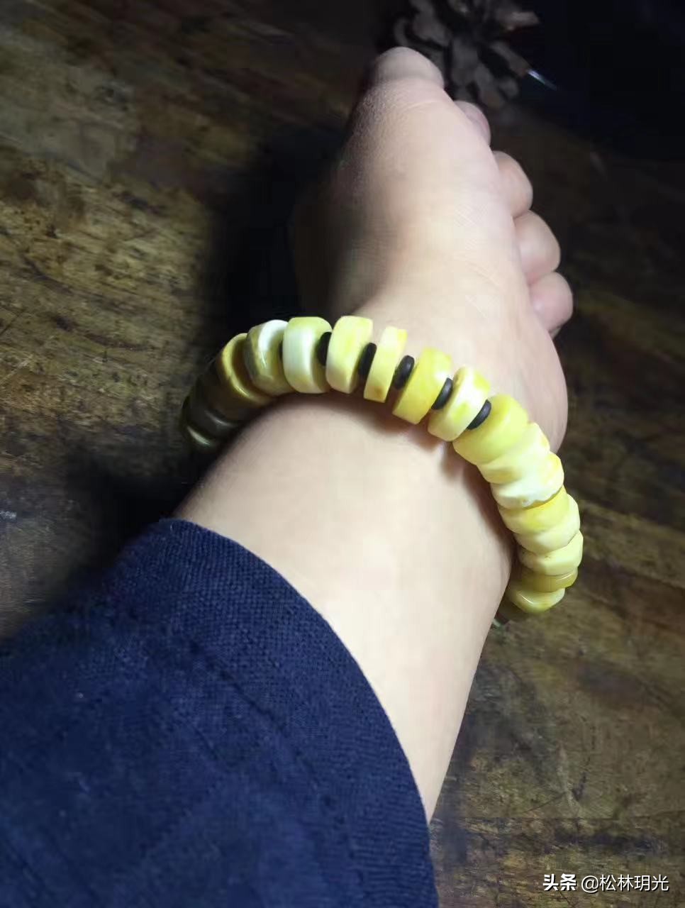 算盘珠手串可以配直切珠吗,足金算盘珠配直切珠