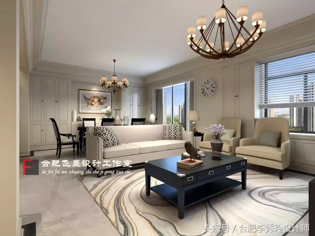 六安小户型三居室装修,拉菲公馆四室装修设计图