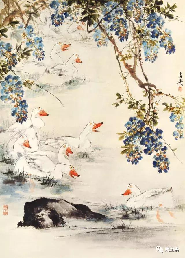 王雪涛花鸟画风格特点及作品,王雪涛笔下花鸟