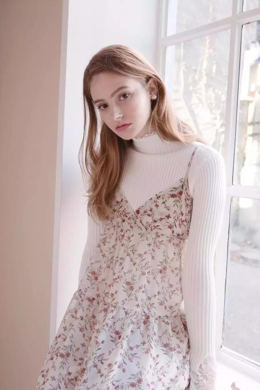 春季碎花裙推荐,玖姿春季碎花裙