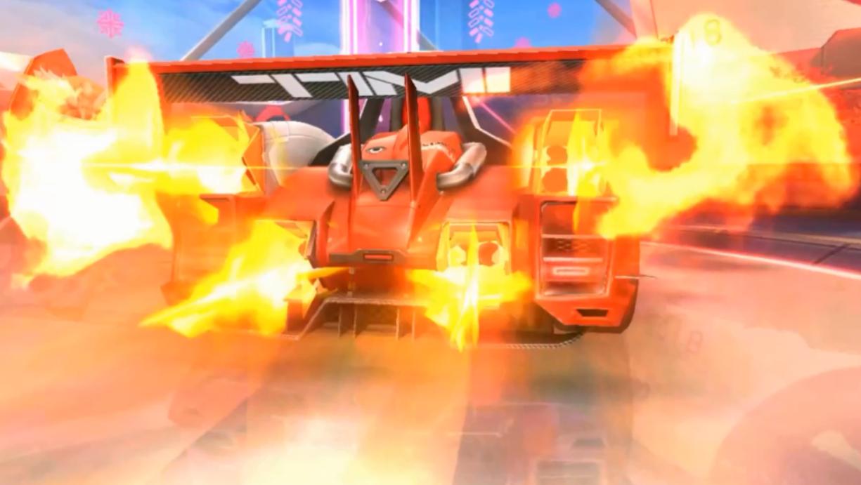 qq飞车手游新图a车跑法,qq飞车手游a车飞跃