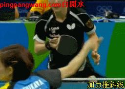 直板反手推挡球技术的动作要点,乒乓球直板推挡好的选手如何应对