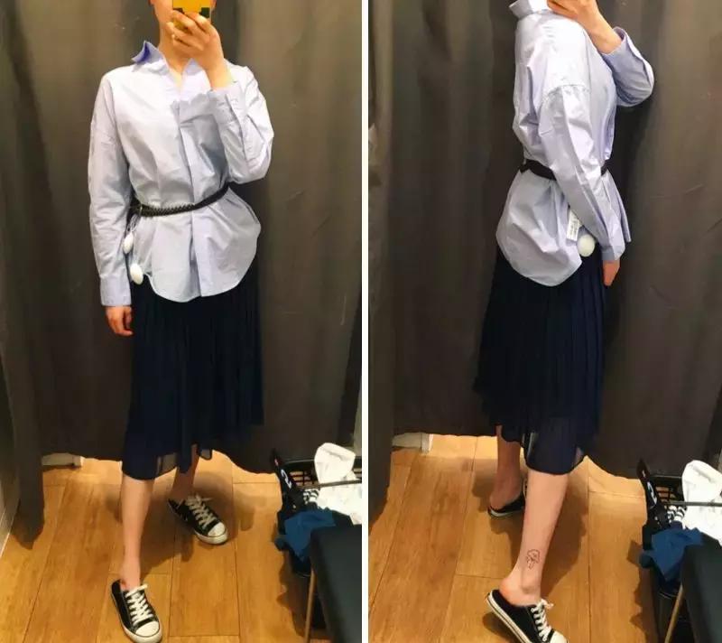 优衣库的试衣间是什么样子的,优衣库肥佬裤