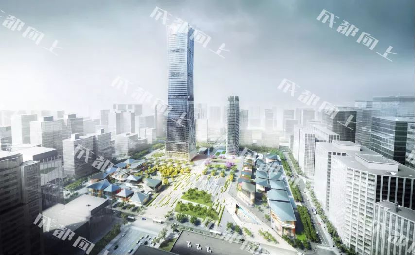 大源核心商务区,大源cbd核心区夜景