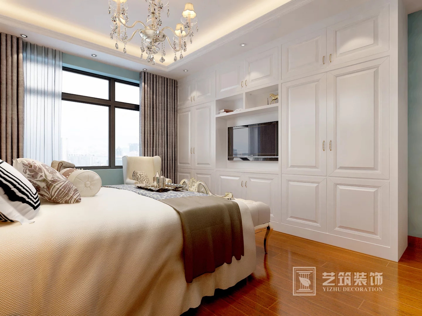 南宁10万90平小户型奶油风装修,40w小户型装修南宁