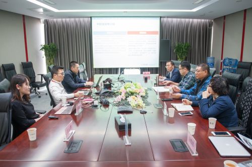 中发造访百分点科技进行参观交流