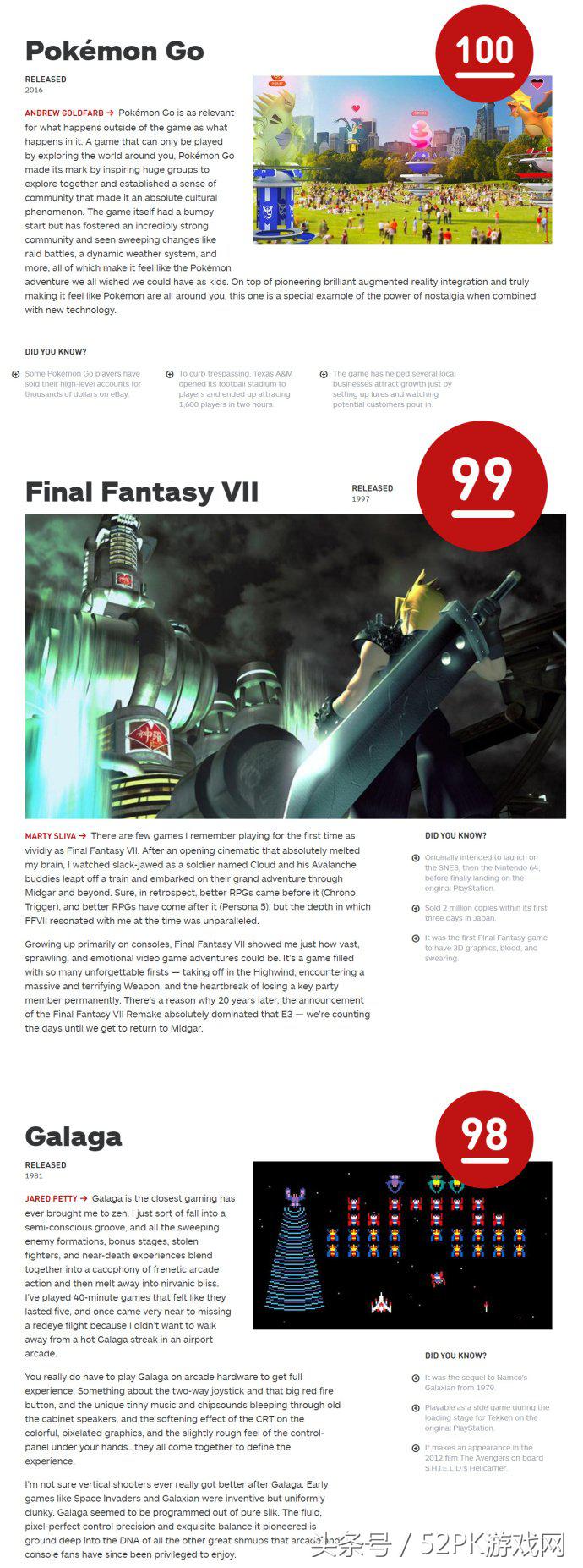 IGN再评史上TOP100游戏，这次LOL终于杀了进去排名第90