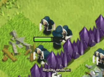 部落冲突一级蛮王能打什么,部落冲突一级蛮王打加农炮