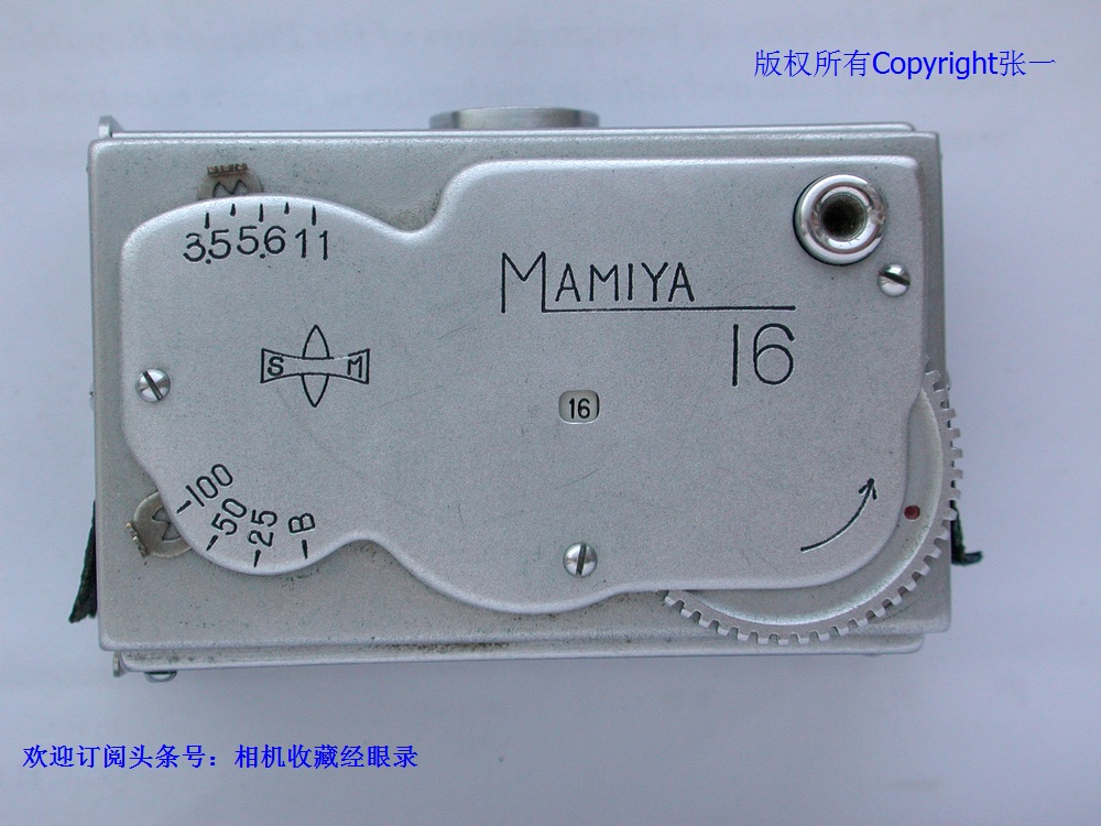 “被占领下的日本”制造的玛米亚Mamiya-16微型相机!