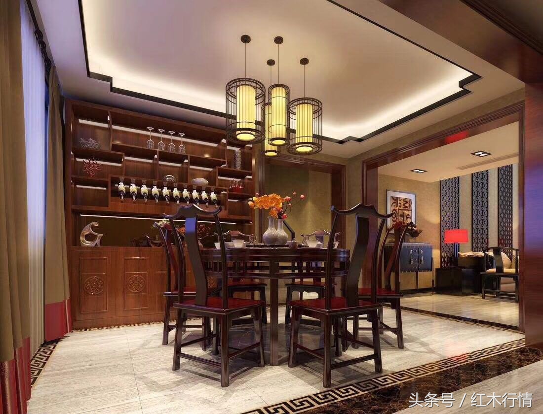 红木家具如何与现代家具融合,红木家具混搭现代简约