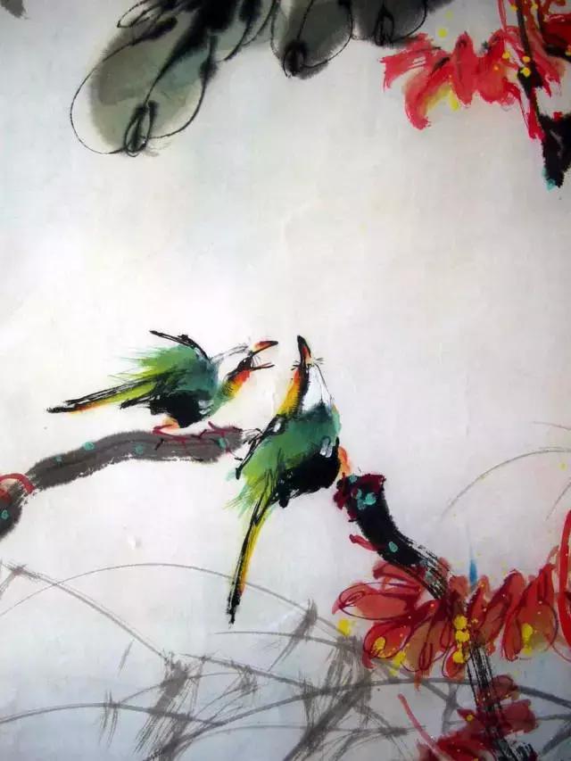 赵少昂花鸟鱼虫图片,中国花鸟大师赵少昂