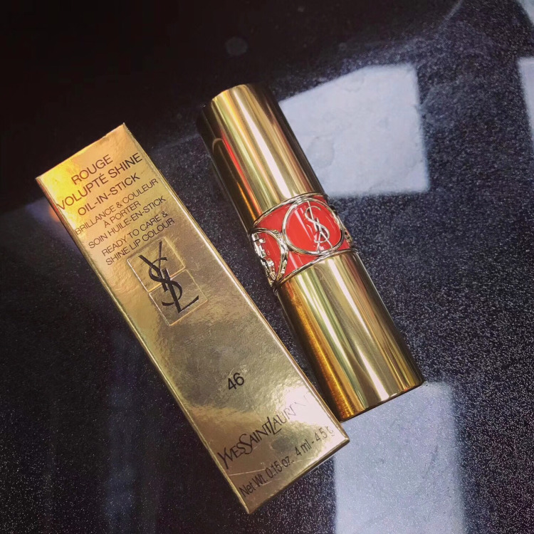 ysl圆管46号真人试色元气满满的少女色百搭到没话说~