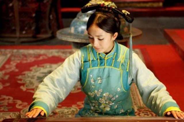 赵丽颖古装弹琴高清图,赵丽颖弹琴片段