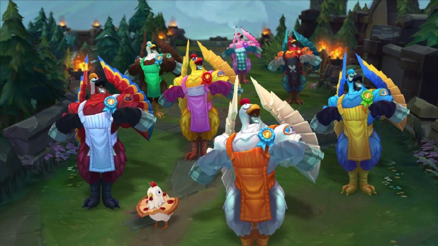 LOL：愚人节皮肤宣传视频发布，盘点一些有趣的峡谷彩蛋！