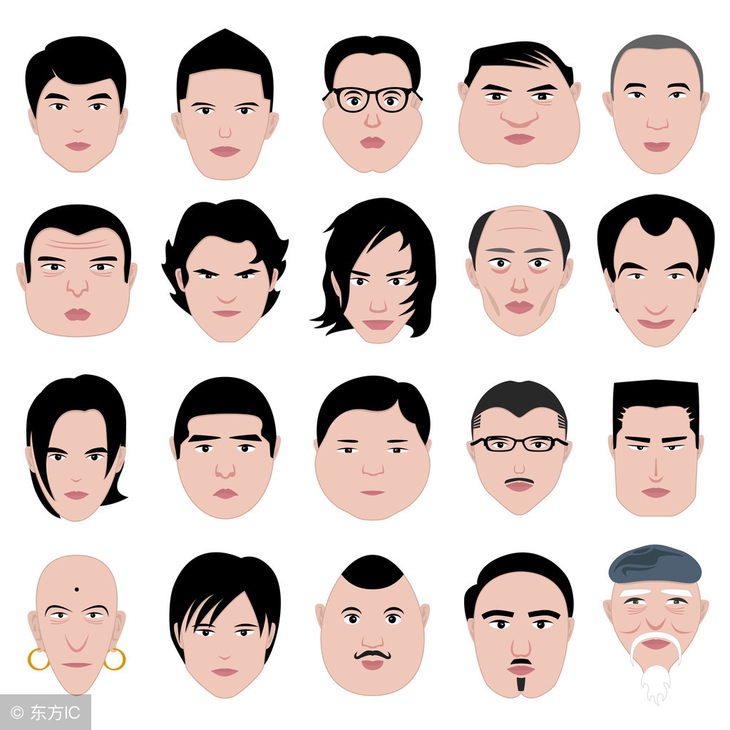 倒三角脸型适合什么发型男士,长脸型适合什么发型男士短发