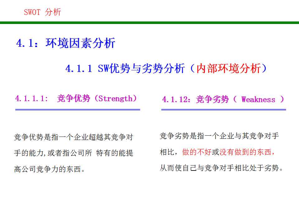 swot分析法分析企业战略,企业swot分析法五个步骤