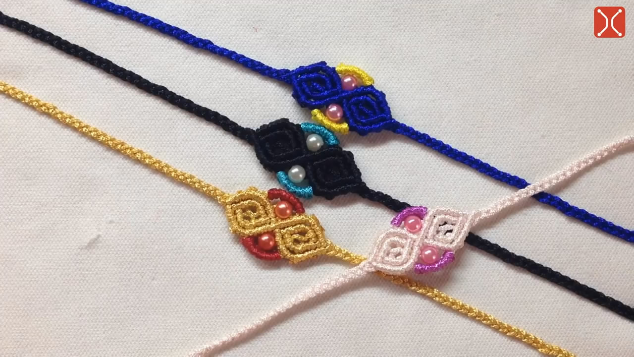 用中国结绳子编手链至少需要几根,简单中国结手工制作手链