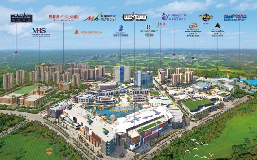 海口观澜湖效果图大全,海口观澜湖中央公园区