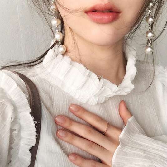 大耳环才是瘦脸神器,瘦脸神器腮帮子