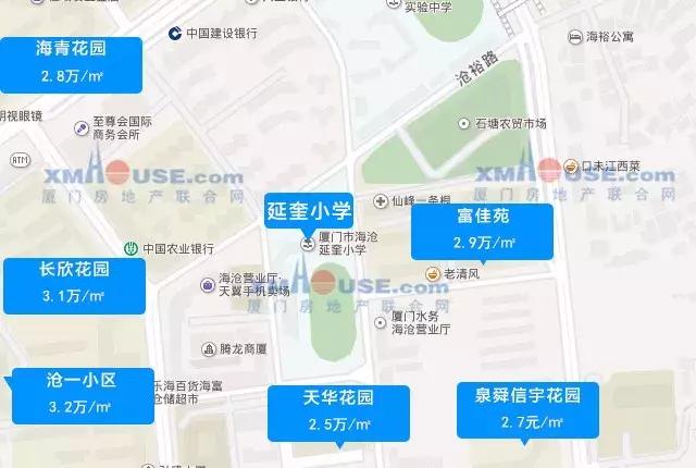 厦门岛外省优学区房,厦门好的小学学区房价格多少