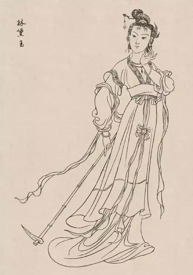 传统人物白描手稿,古代白描人物集锦