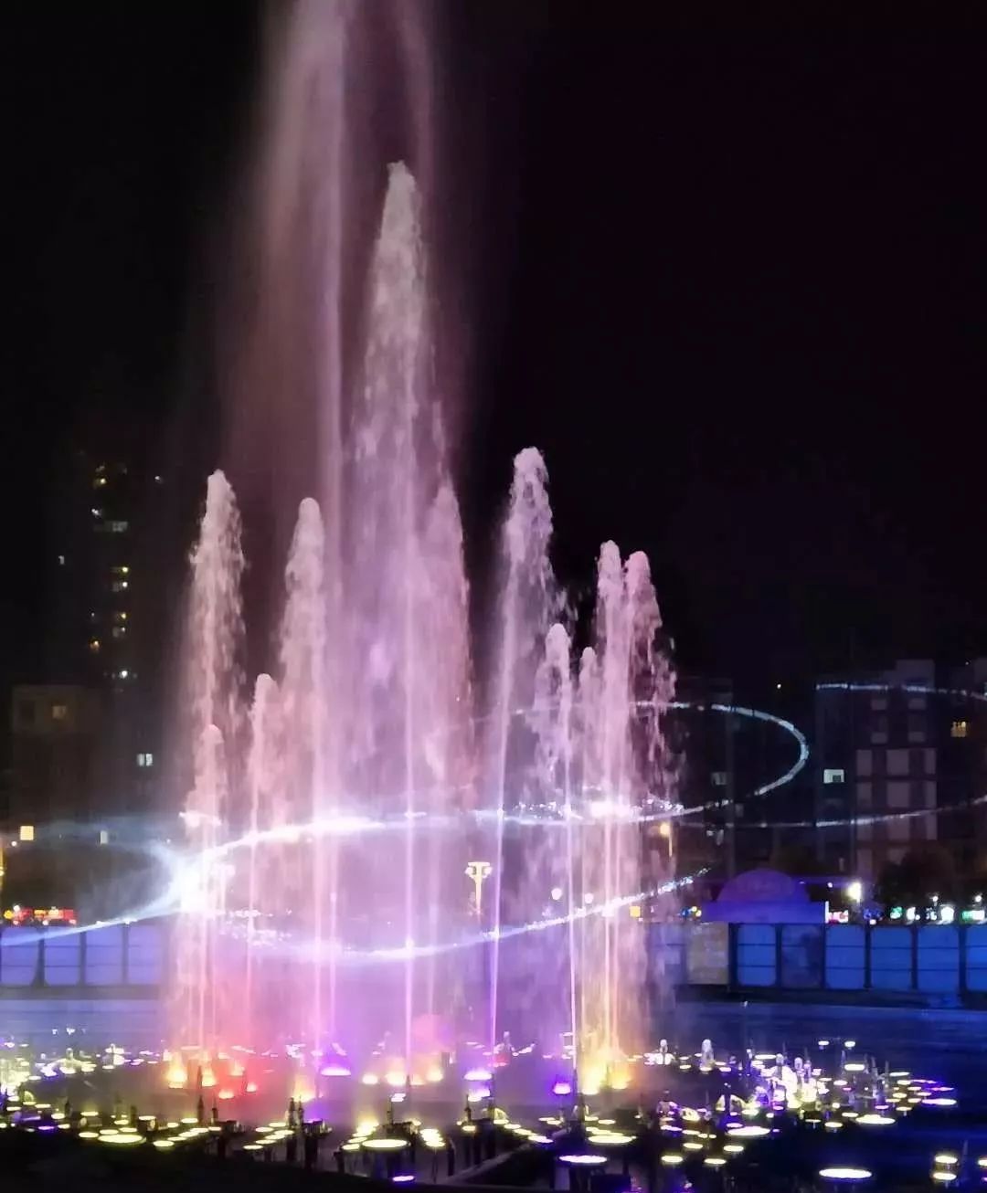 水幕秀震撼视频,西递水幕光影秀