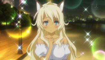 动漫眼镜娘摘下眼镜,摘下眼镜解除封印后的女生