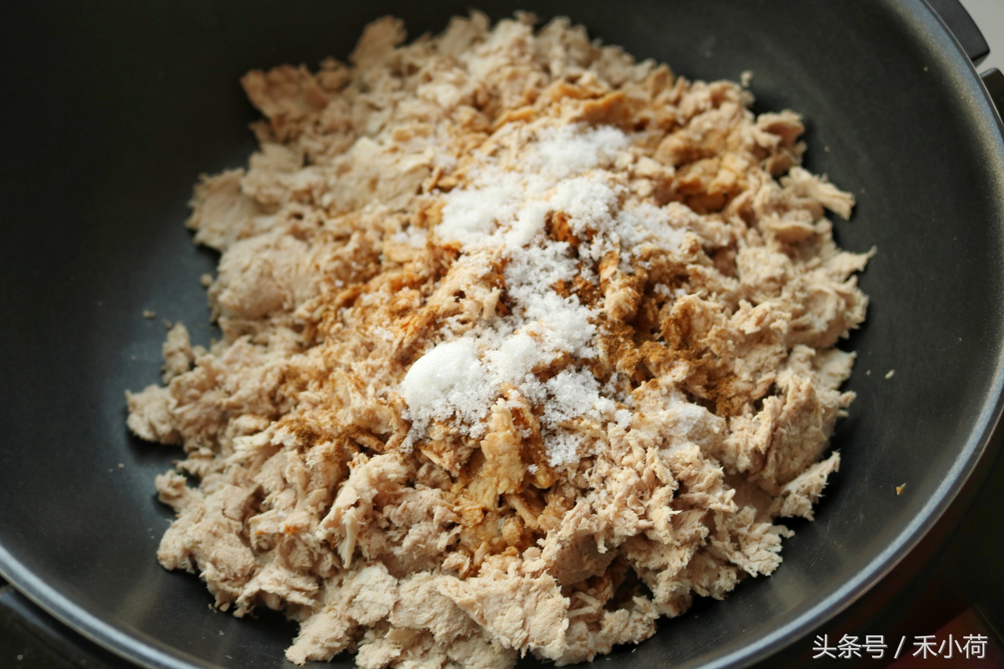 自制鸡胸肉肉松怎么蓬松不发硬,自己做的肉松为什么干干的不蓬松