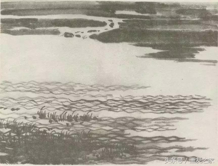 中国画技法入门：怎样画水，相当全面