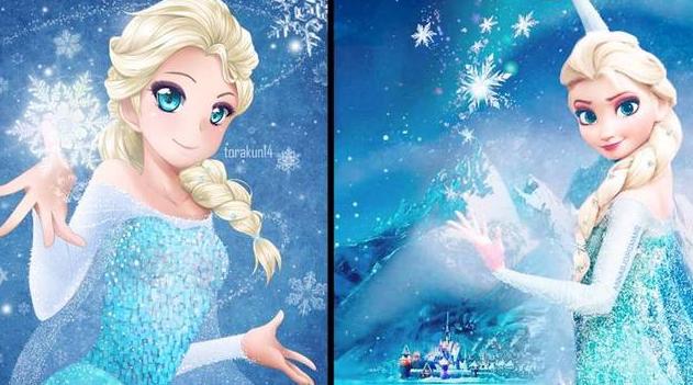 迪士尼公主变q版画风,当迪士尼公主变成真人版