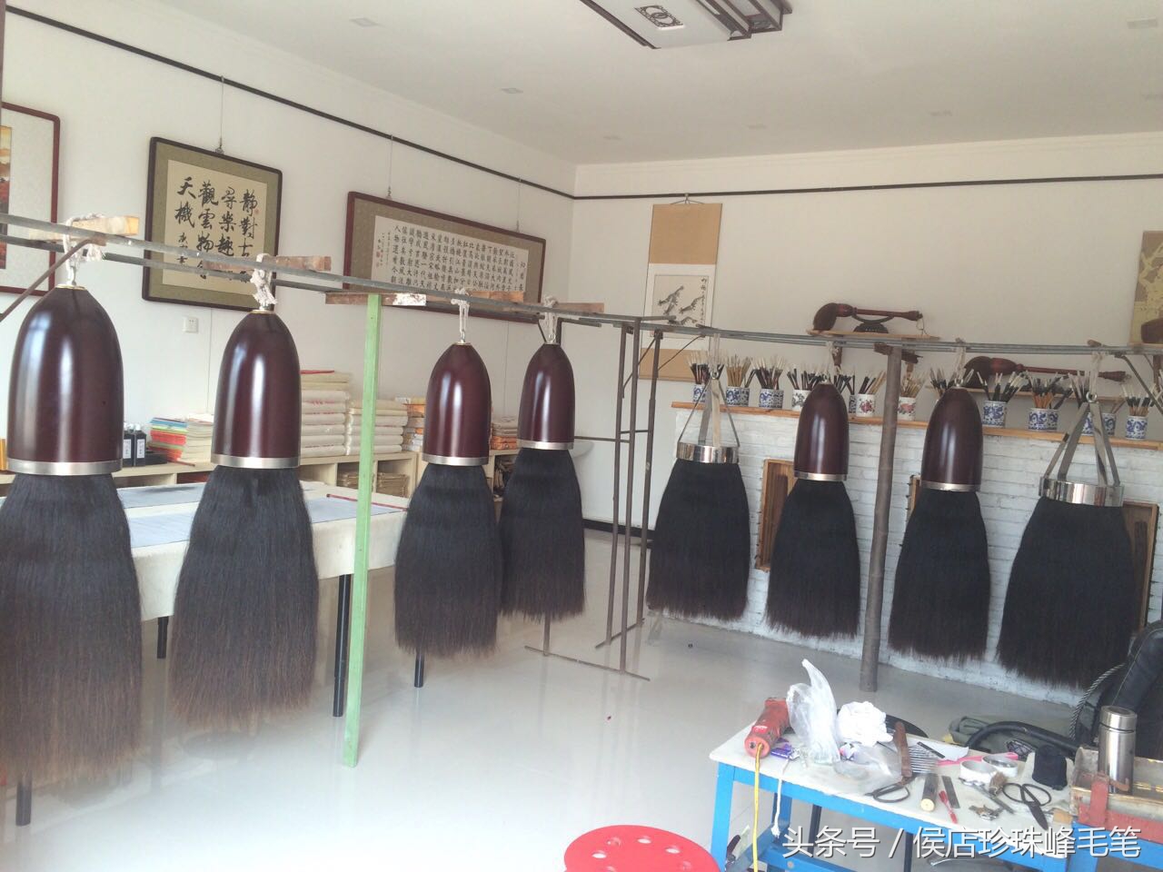 衡水侯店狼毫毛笔,侯店谁家毛笔最有名