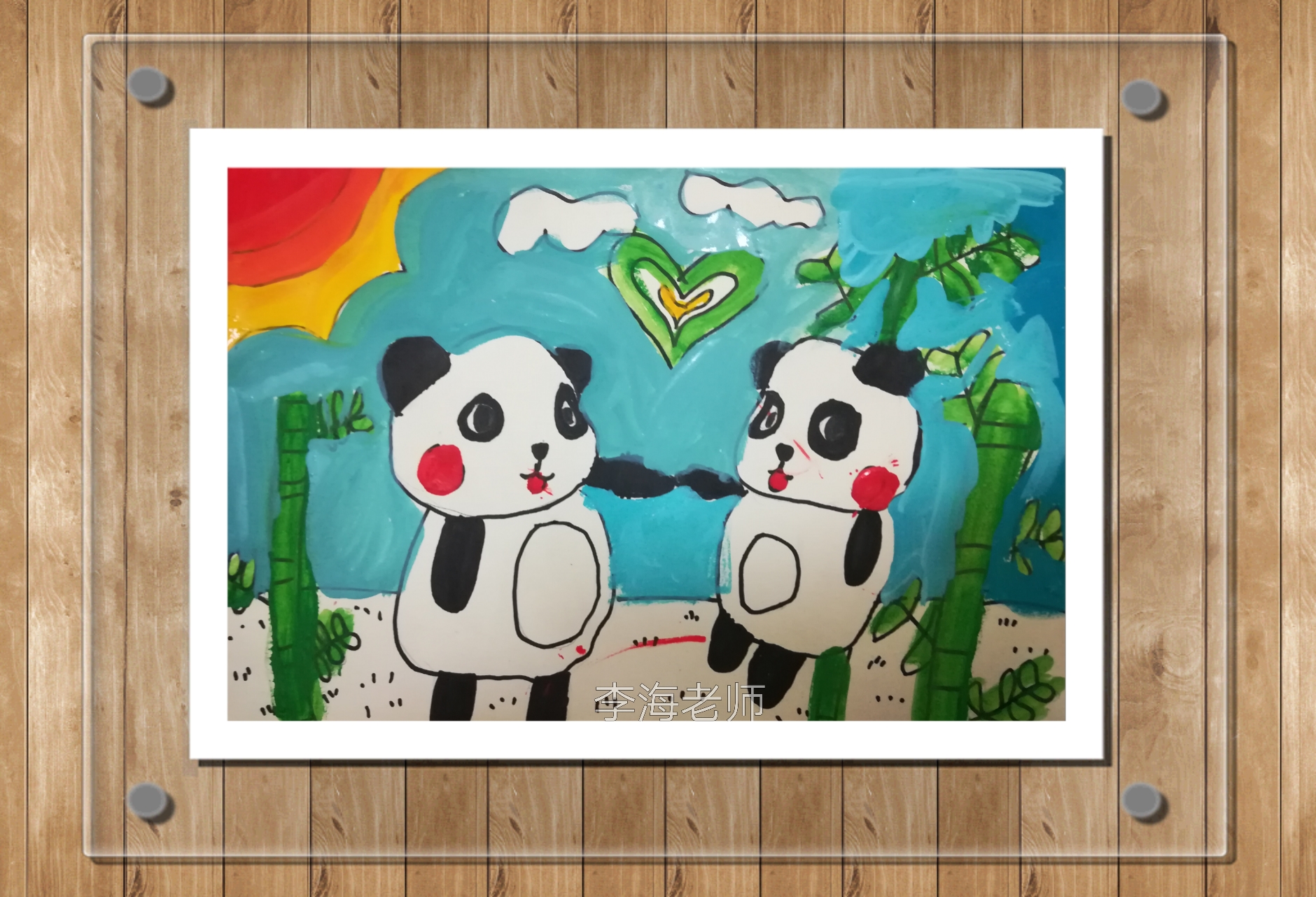 绘画儿童创意水粉,儿童绘画创意3-6岁水彩画黑夜