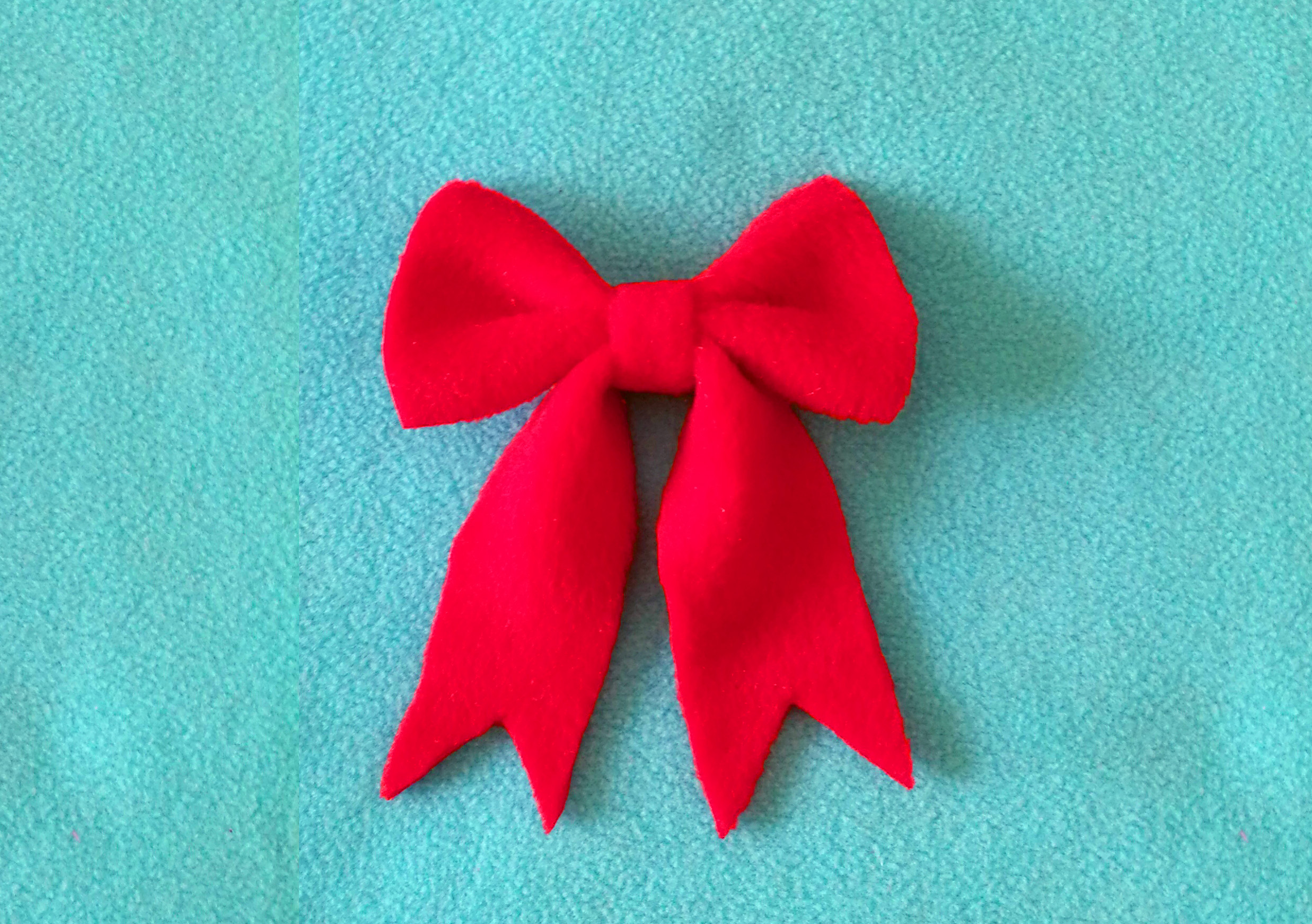 手工花上面的蝴蝶结怎么做,花布蝴蝶结手工