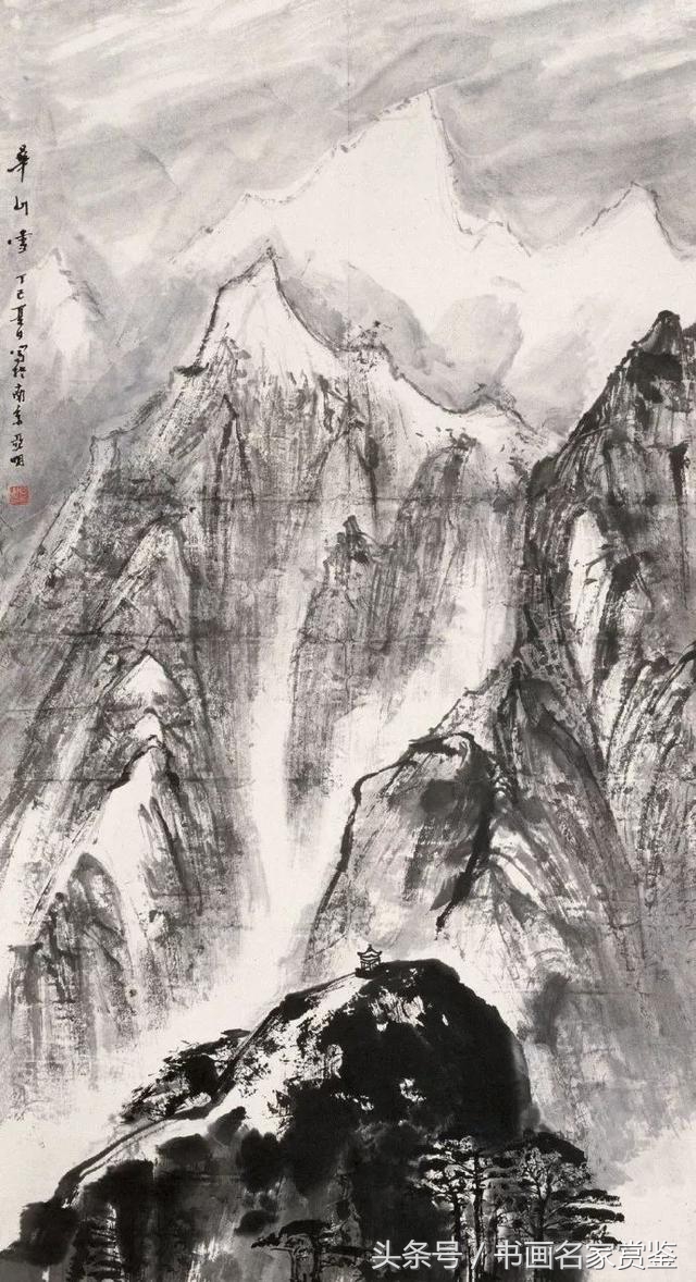 中国画名家亚明,当代金陵画派画家