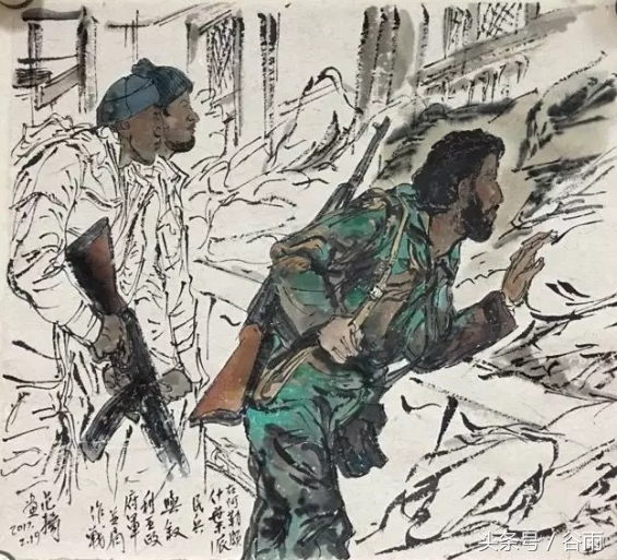 范扬水墨山水画,范扬山水写生