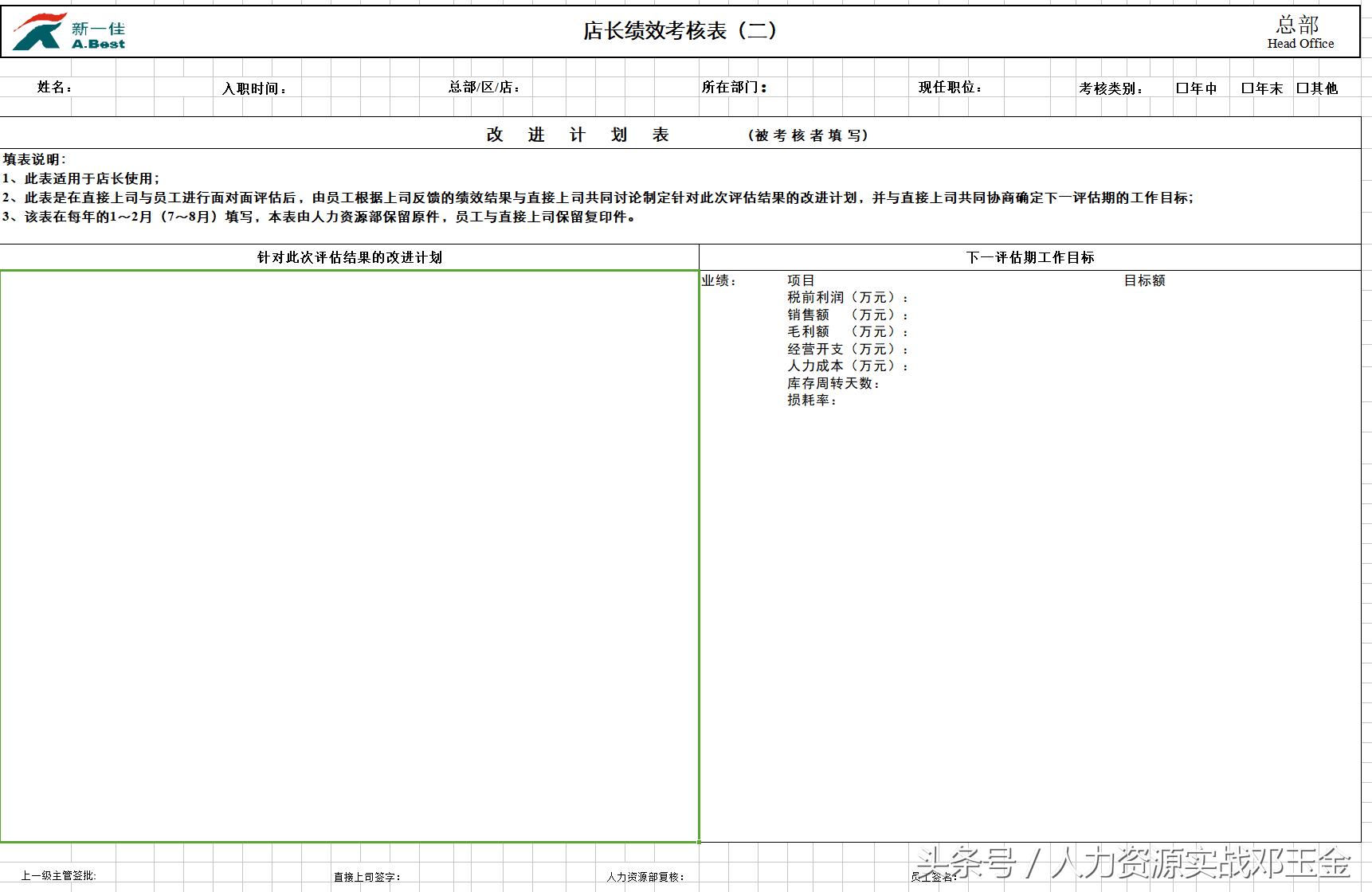 绩效实操案例,绩效考核实操