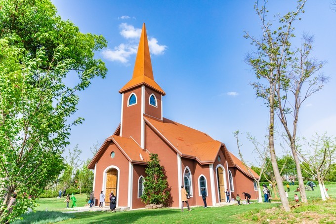 滁州花博园秋景,秋天滁州花博园图片