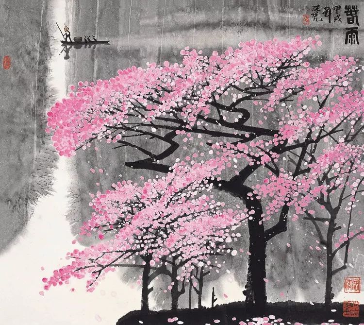 张长韶水墨山水画欣赏,张凭山水画教学