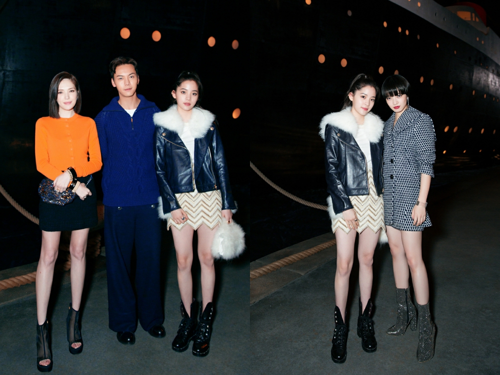 陈伟霆欧阳娜娜红毯视频,刘诗诗欧阳娜娜穿同款奶奶服装