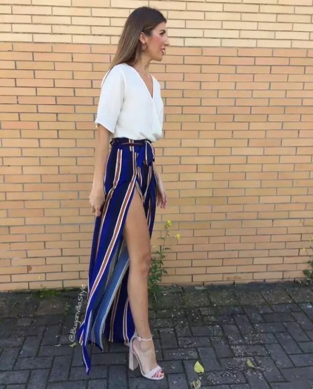 格纹元素撑起时尚,细格纹配条纹