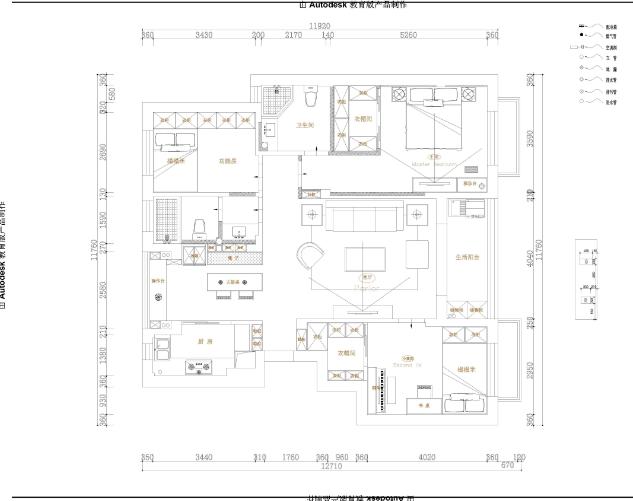 125平南北通透现代轻奢风装修,75平方米三室两厅装修北欧